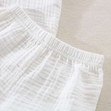 Baby Boys Button-Down Summer Outfit Set for Toddlers