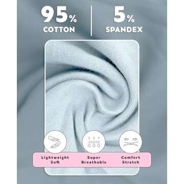 Sexy Basics Women's Active Sport Thong Panties Underwear - Multi Packs