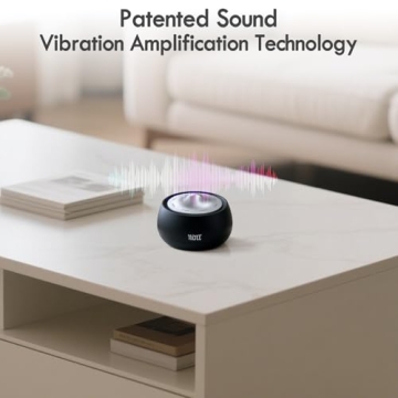 Portable Electronic Tibetan Singing Bowl, 8 Healing Frequencies (396-963Hz), Auto/Manual Mode, Vibration & Timer - USB-C Rechargeable Meditation Device for Yoga, Relaxation, Reiki, Best Gift Choice