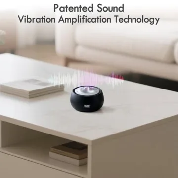 Portable Electronic Tibetan Singing Bowl, 8 Healing Frequencies (396-963Hz), Auto/Manual Mode, Vibration & Timer - USB-C Rechargeable Meditation Device for Yoga, Relaxation, Reiki, Best Gift Choice