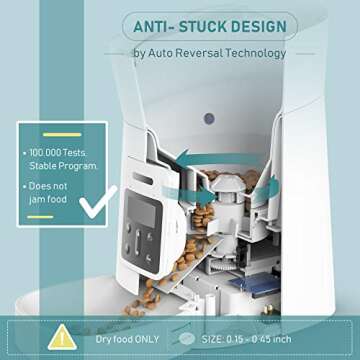 TSYMO Automatic Cat Feeder with Timer and Portion Control