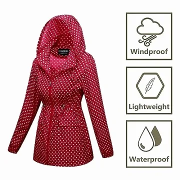 YEABEDA Lightweight Waterproof Women’s Rain Jacket