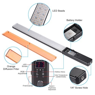 YONGNUO YN360 LED Video Light - RGB Color Adjustable