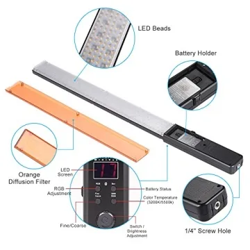 YONGNUO YN360 LED Video Light - RGB Color Adjustable