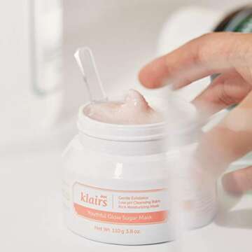 DearKlairs] Youthful Glow Sugar Mask 110g, 3 in 1 sugar action: exfoliate, cleanse & mask