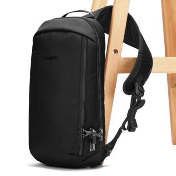 Pacsafe Vibe 325 Anti-Theft Sling Bag for Secure Travel