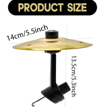 Universal Car Drum Cymbal Air Vent Clip - Musical Fun for All Drivers