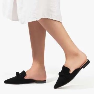 MUSSHOE Stylish Backless Mules for Women - Comfort & Elegance