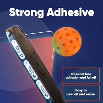 Enhance Your Pickleball Performance with Weighted Lead Tape - Precision Strips for Power and Control