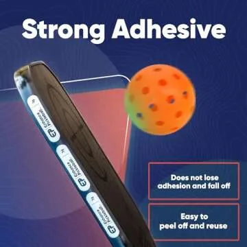 Enhance Your Pickleball Performance with Weighted Lead Tape - Precision Strips for Power and Control