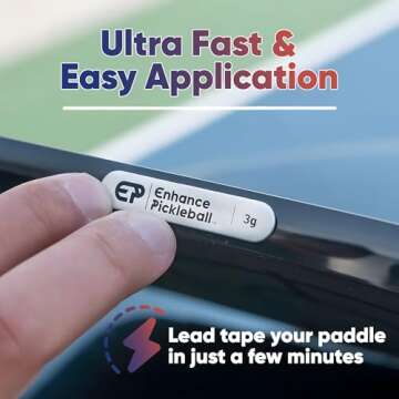 Enhance Pickleball Lead Tape for Better Paddle Stability