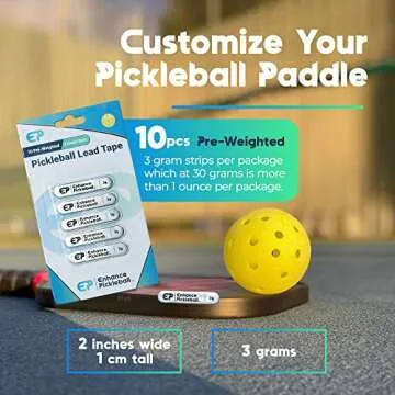 Enhance Pickleball Lead Tape for Better Paddle Stability
