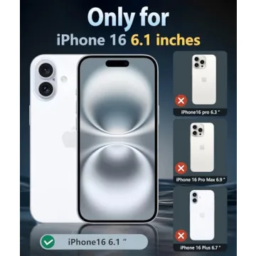 FNTCASE iPhone 16 Case with Military Grade Protection