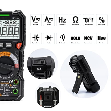 KAIWEETS Digital Multimeter for Accurate Voltage & Current Measurement