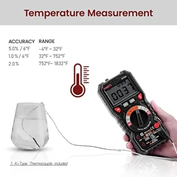 KAIWEETS Digital Multimeter for Accurate Voltage & Current Measurement