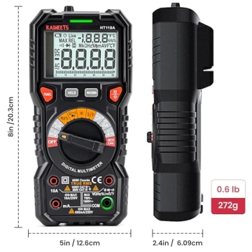 KAIWEETS Digital Multimeter for Accurate Voltage & Current Measurement