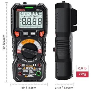 KAIWEETS Digital Multimeter for Accurate Voltage & Current Measurement