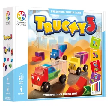 SmartGames Trucky 3 Skill-Building Puzzle Game for Kids