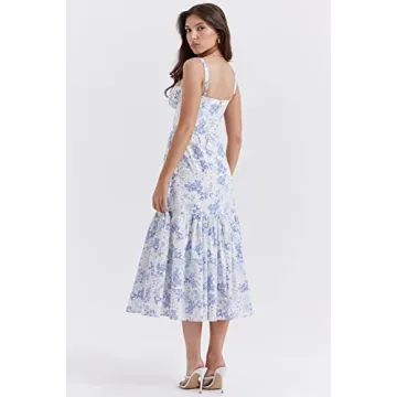 Y2K Sleeveless Floral Cocktail Dress for Parties