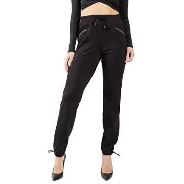 90 Degree By Reflex Work It Pant - Business Casual Work Pants for Women (Small, Classic Black)