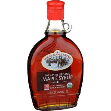 Organic Grade A Maple Syrup from Shady Maple Farms