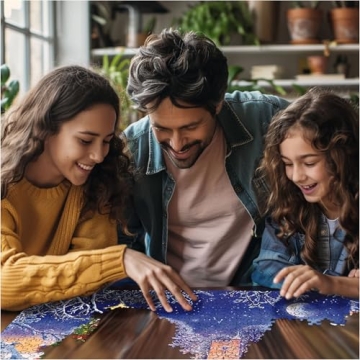 White Mountain 1000 Piece Christmas Puzzle for Families