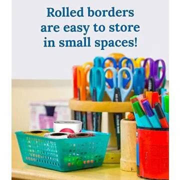 Colorful Schoolgirl Style Rainbow Dot Bulletin Board Borders