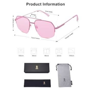 Fashionable SOJOS Aviator Sunglasses for Everyone