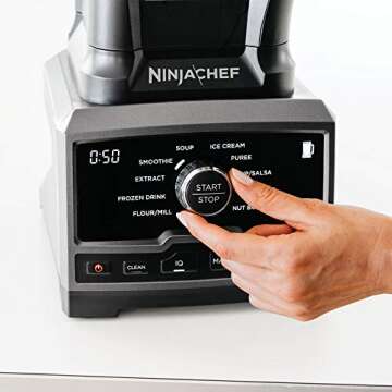 Ninja Chef High-Speed Blender 1500 watts - Black (CT800) (Renewed)