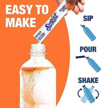 Sunkist Soda Variety Pack, Singles To Go Orange, Strawberry, Grape and Peach (30 Total Sticks)