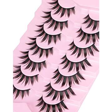 Stunning Manga Anime Lashes for Cosplay by EYDEVRO