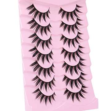 Stunning Manga Anime Lashes for Cosplay by EYDEVRO