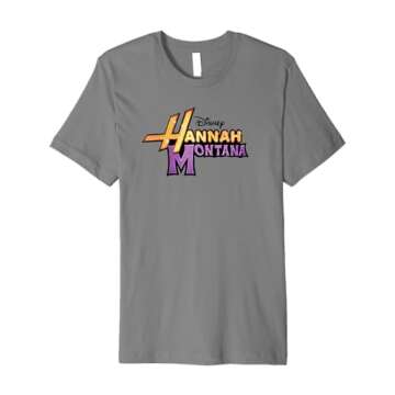 Official Disney Hannah Montana Logo Premium T-Shirt for All Ages