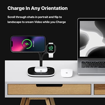3 in 1 Fast Magnetic Wireless Charger for iPhone & Apple Watch