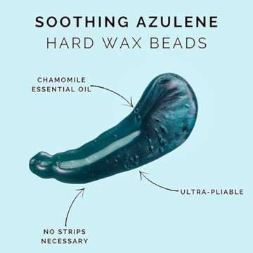 GiGi Soothing Azulene Hard Wax Beads - Gentle Waxing Solution