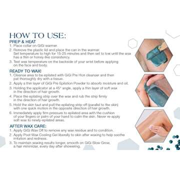 GiGi Soothing Azulene Hard Wax Beads - Gentle Waxing Solution