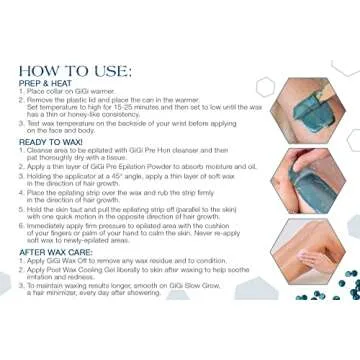 GiGi Soothing Azulene Hard Wax Beads - Gentle Waxing Solution