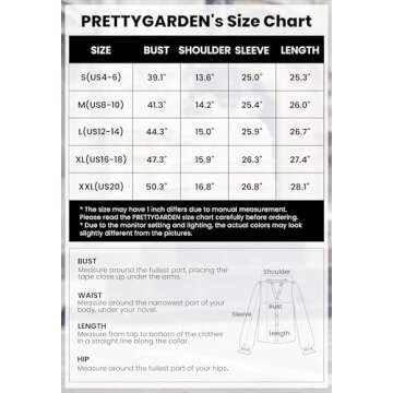 PRETTYGARDEN Womens Eyelet Long Sleeve Top Dressy Casual Hollow Out Button Up Lace Shirts Blouse(Bright Green,Large)