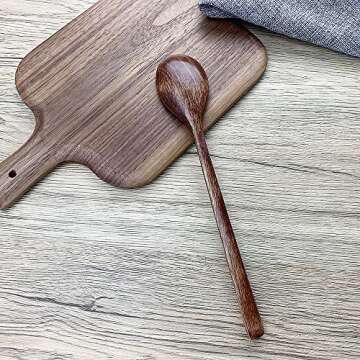 ADLORYEA Wooden Spoons for Cooking and Serving