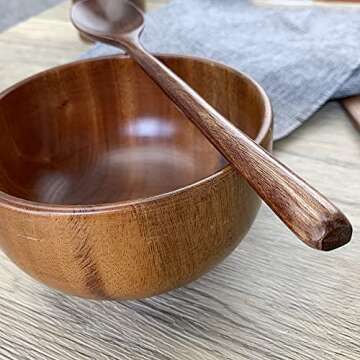 ADLORYEA Wooden Spoons for Cooking and Serving