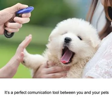 Diyife Clicker Training for Dogs, [4 Pcs, Multi-Color] Dog Clicker for Training, Clicker Dog Training with Wrist Strap, Clicker for Pets, Dog Clicker Perfect for Dog Cat Horse Behavioral Training