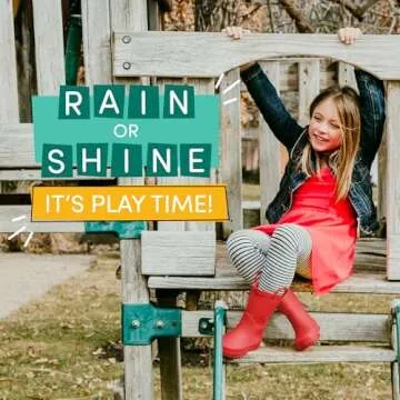 Lone Cone Rain Boots with Easy-On Handles in Matte Colors for Boys and Girls, Play-Proof Flexible Rubber, Durable Non-Slip Treads, Kid-Friendly for Hours of Joy - Cherry Red, 7 Toddler