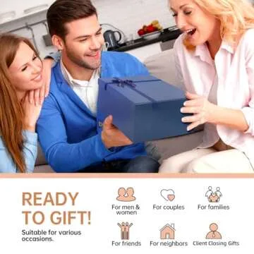 Housewarming Gifts New Home Basket，21-Piece Including Cutting Board, Handwashing Set, and Aromatherapy – Ideal for Housewarming Gifts for Couples, New Home Families, and Closing Gifts for Home Buyers