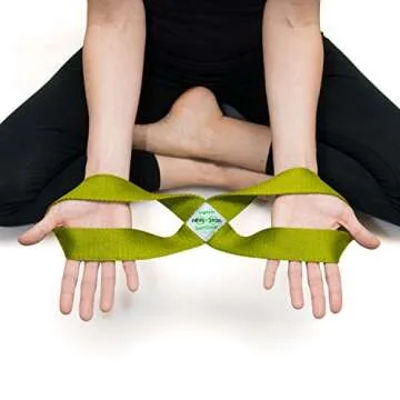 Eco-Friendly Infinity Strap - Organic Bamboo Yoga Tool