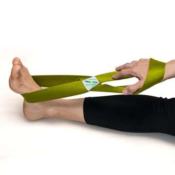 Eco-Friendly Infinity Strap - Organic Bamboo Yoga Tool