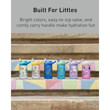 CamelBak eddy+ Kids Water Bottle with Straw, Insulated 12oz