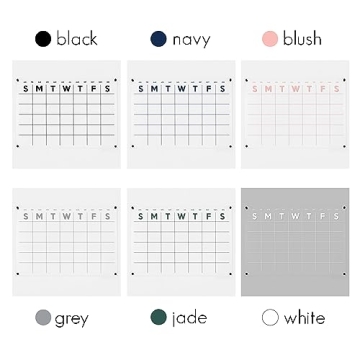 Stylish Acrylic Calendar | Minimalist Dry Erase Planner