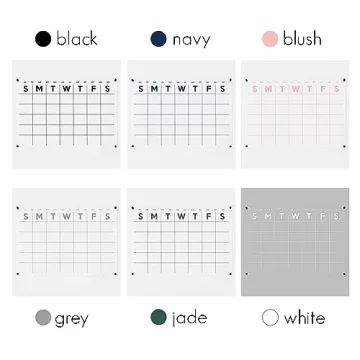 Stylish Acrylic Calendar | Minimalist Dry Erase Planner