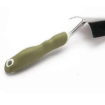 Worth Garden Hand Trowel Small Stainless Steel Tool NO SLIP Heavy Duty Ergonomic Rust Resistant Oversized Sturdy Hand Shovel Weeding Transplanting Digging in Garden Beds