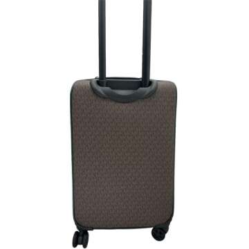 Michael Kors Logo Army Green Rolling Travel Trolley Suitcase Carry-on Bag $898